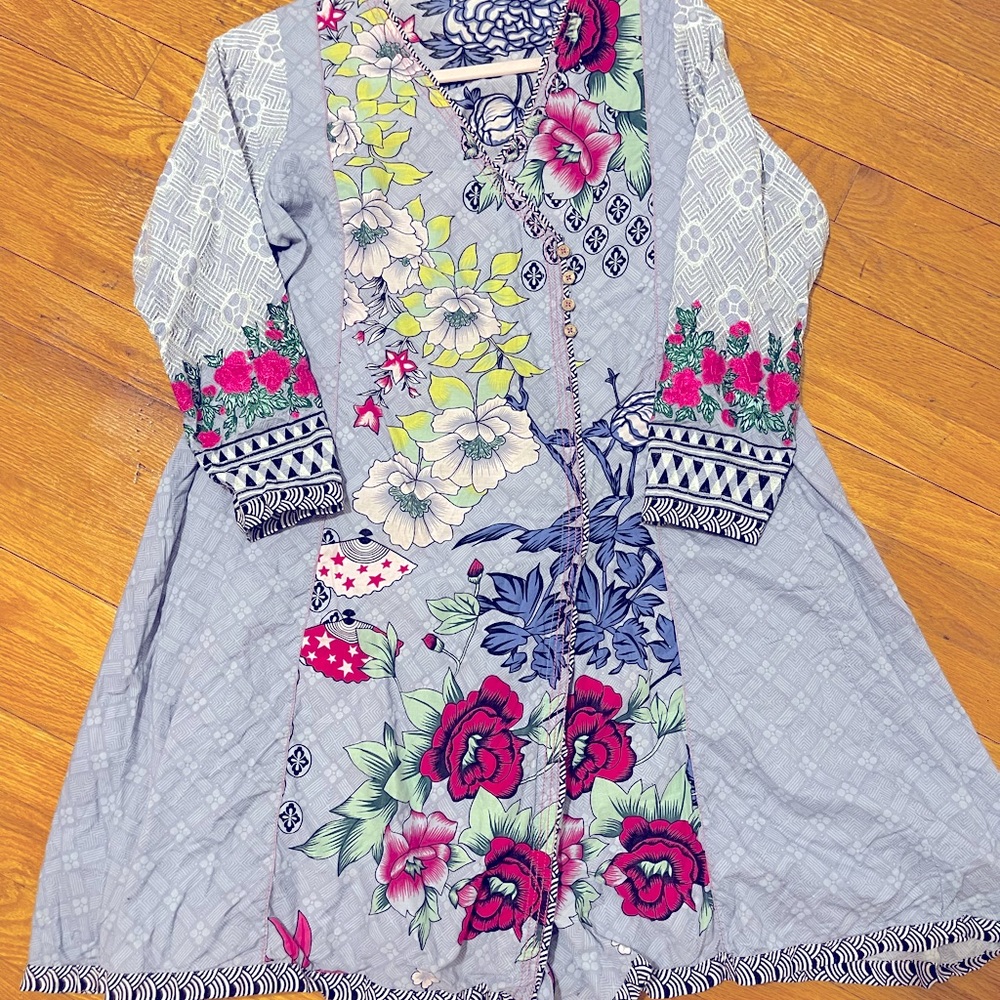 Khaddi Pret Kurta Angrakha Style